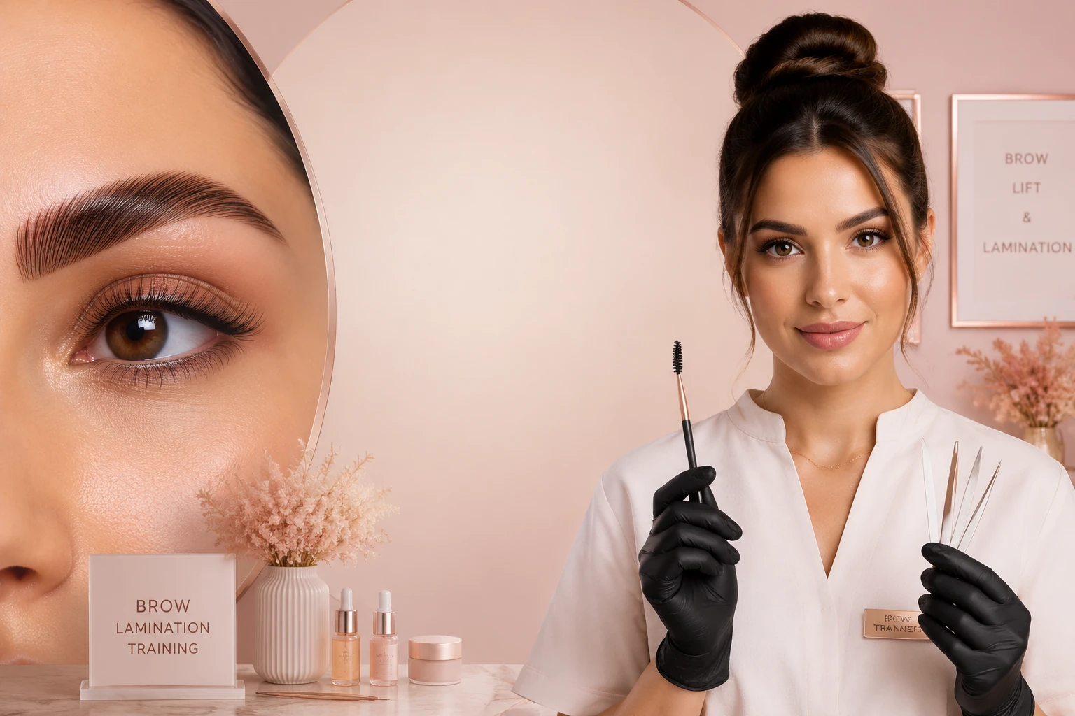 چطور با یادگیری لیفت و لمینت ابرو در 3 ماه به درآمد برسیم؟